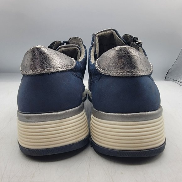 Spring Step Gabrielle Mens 6.5 Blue Sneaker Shoes Walking Work Wear Casual - Picture 6 of 14